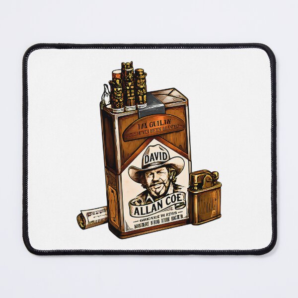 Item preview, David Allan Coe Retro Style Fan Design designed and sold by HilarynGwen.