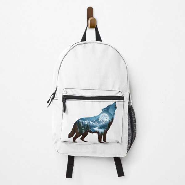 Item preview, Howling Wolf Nature Silhouette Art designed and sold by JeevanStickers.