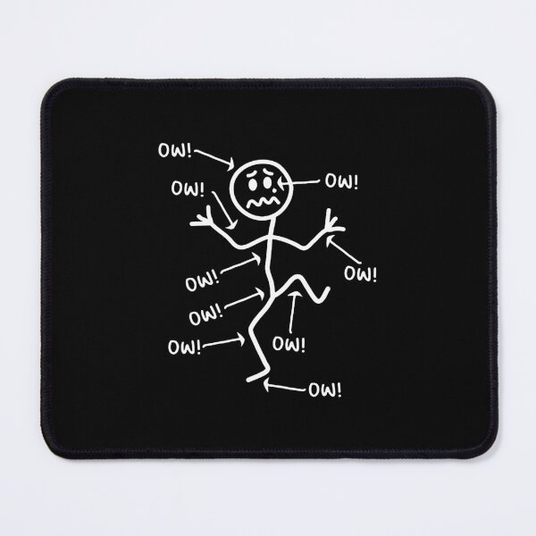 Item preview, Ow Ow Ow Stick Character Figure Chronic Pain  designed and sold by ednarobinso.