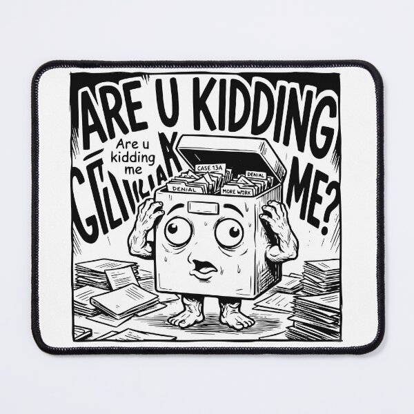 Item preview, Overwhelmed File Box - Are U Kidding Me? Nervous Filing Box Character designed and sold by MotionBanana Art.