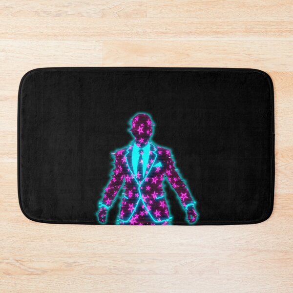 Item preview, Glitch Star Suit Cyberpunk Silhouette Neon Glow designed and sold by powersunlight.