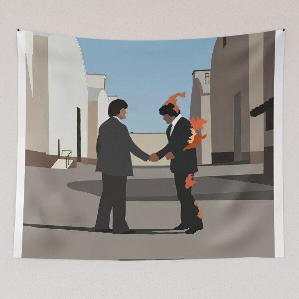 Item preview, Minimalist Handshake Album Scane Poster designed and sold by georposoy.