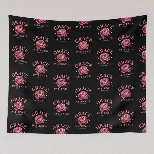 Item preview, Vintage Peony Grace and Patience Floral Illustration designed and sold by PACS0011.