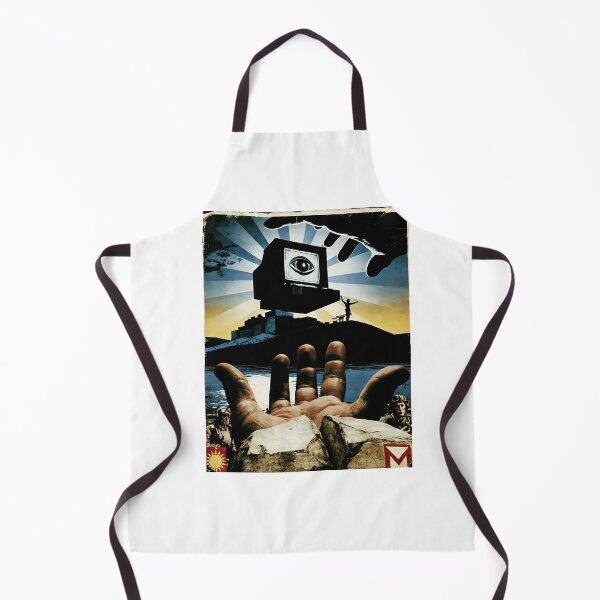 Item preview, Giant Eye Monitor Over Futuristic Landscape designed and sold by Piotrek0001.