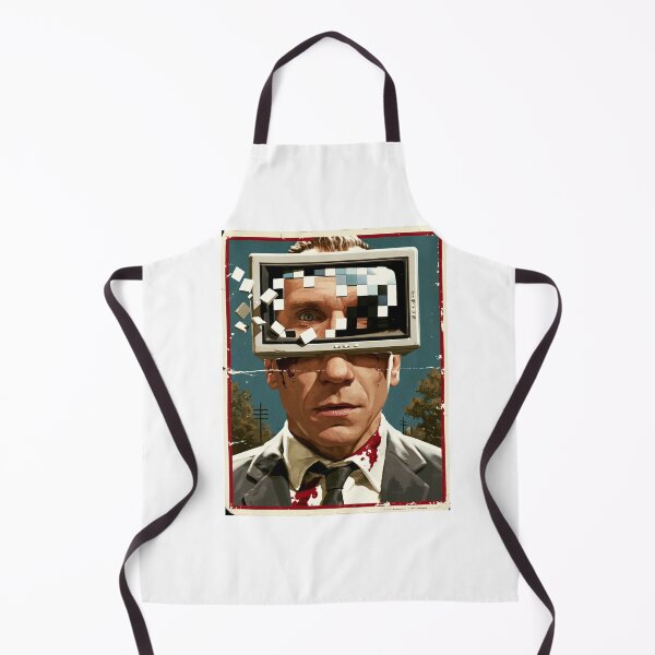 Item preview, Man with Glitching Computer Screen Face designed and sold by Piotrek0001.