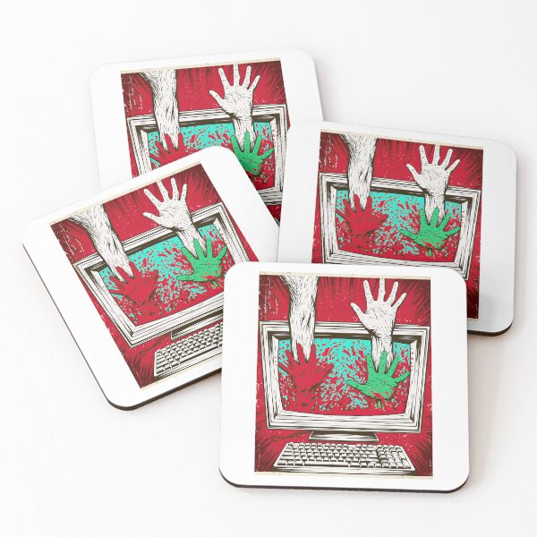 Item preview, Bloody Hands Reaching from Retro Computer designed and sold by Piotrek0001.