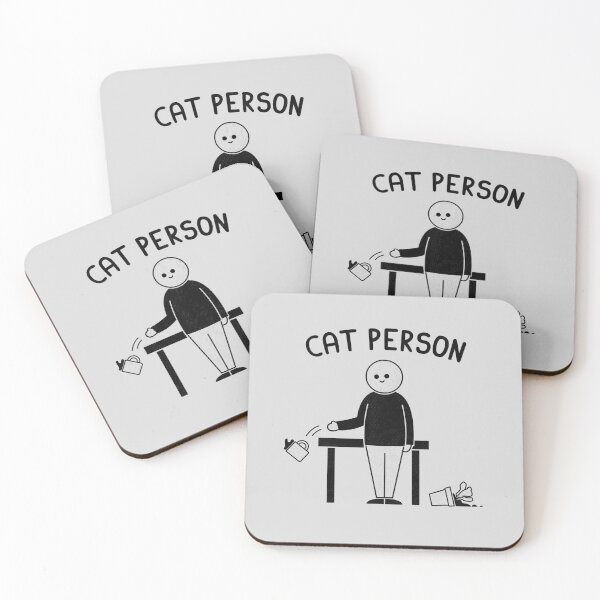 Item preview, Cat Person designed and sold by HandsOffMyDinosaur.
