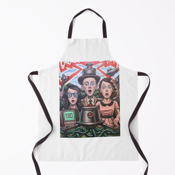 Item preview, Scared Family Watching Alien Technology Art designed and sold by Piotrek0001.