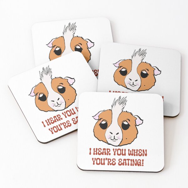 Item preview, Guinea pigs always know when you’re eating  designed and sold by QueenOfCorn.