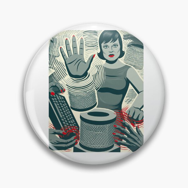 Item preview, Woman Controlled by Cables Propaganda Poster designed and sold by Piotrek0001.