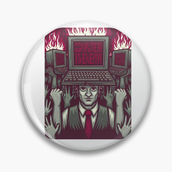 Item preview, Computers Are Enemy Propaganda Office Scene designed and sold by Piotrek0001.
