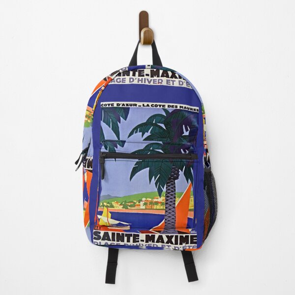 Item preview, Sainte-Maxime Vintage Travel Poster - French Riviera designed and sold by BestVarieties.
