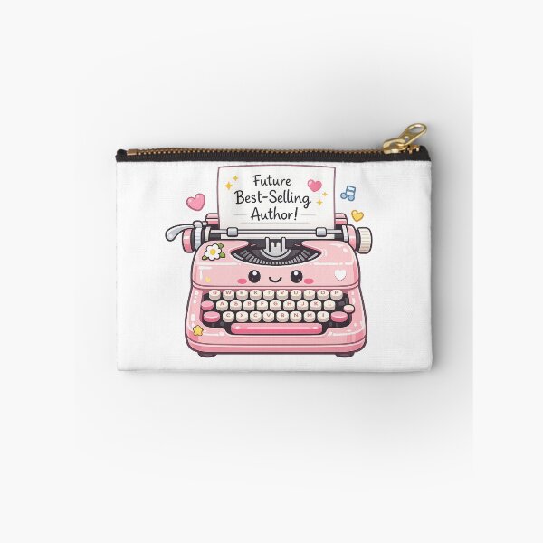Item preview, Future Best Selling Author Pink Typewriter designed and sold by Art by Debasish.