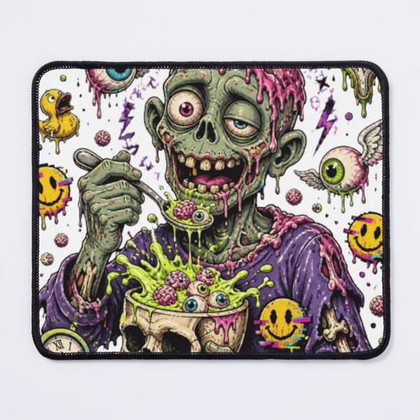 Item preview, zombie eating from a skull bowl designed and sold by ArtificialAce.