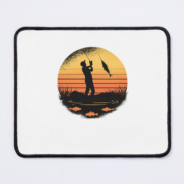 Item preview, Fishing at sunset designed and sold by PeterPunkt.