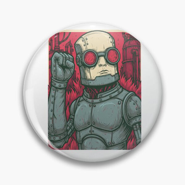 Item preview, Angry Retro Robot Computer Enemy Poster designed and sold by Piotrek0001.