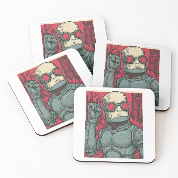 Item preview, Angry Retro Robot Computer Enemy Poster designed and sold by Piotrek0001.