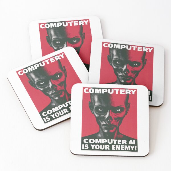 Item preview, Computer AI Is Your Enemy Zombie Poster designed and sold by Piotrek0001.