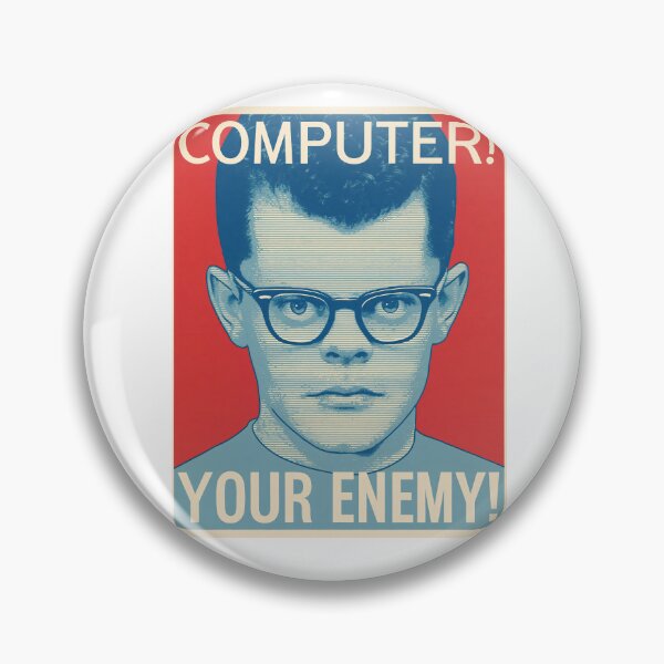 Item preview, Computer Your Enemy Nerd Boy Propaganda designed and sold by Piotrek0001.
