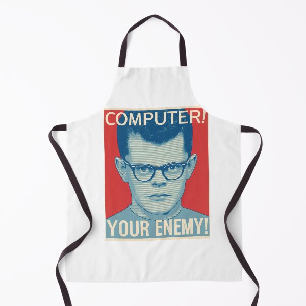 Item preview, Computer Your Enemy Nerd Boy Propaganda designed and sold by Piotrek0001.