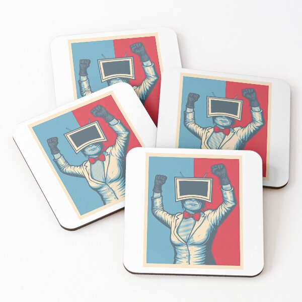 Item preview, Woman with Monitor Head Retro Propaganda designed and sold by Piotrek0001.