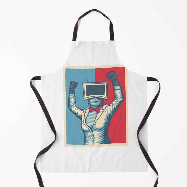 Item preview, Woman with Monitor Head Retro Propaganda designed and sold by Piotrek0001.