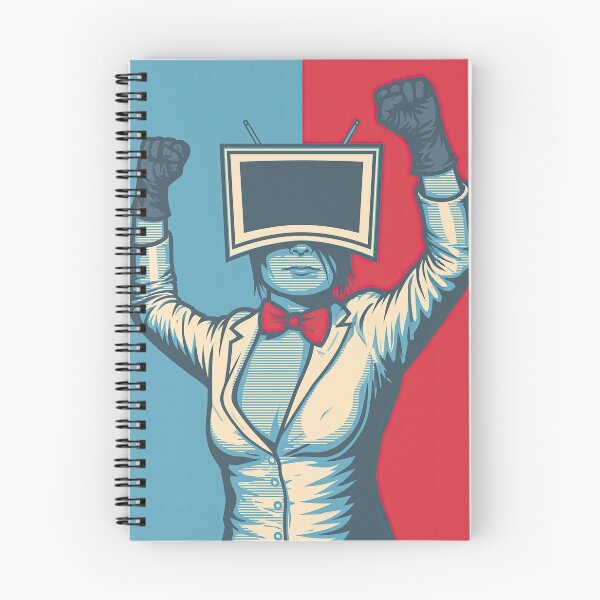 Item preview, Woman with Monitor Head Retro Propaganda designed and sold by Piotrek0001.