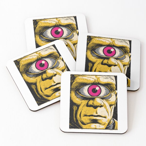 Item preview, Surreal Giant Yellow Eye Monster Face designed and sold by Piotrek0001.