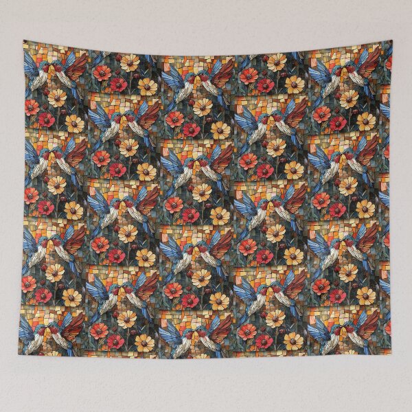 Item preview, Colorful Stained Glass Floral Nature Design designed and sold by Taans-Creation.