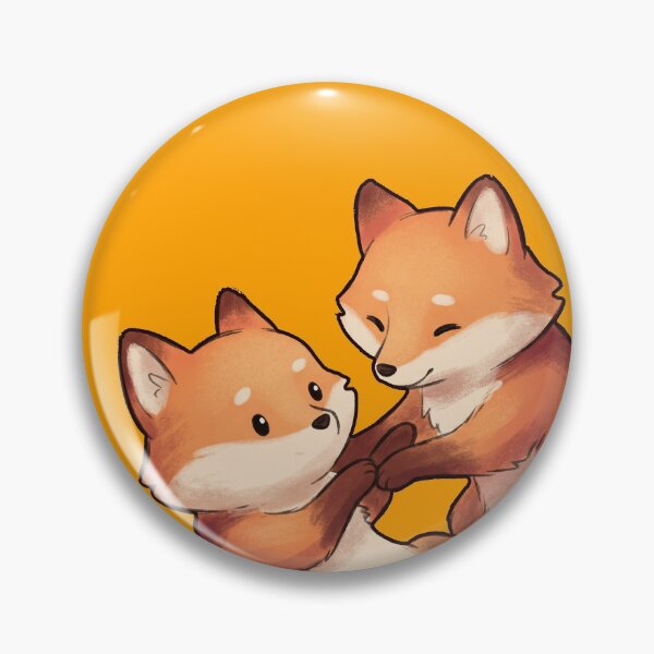 Item preview, happy foxes playing -significant other- designed and sold by shellle in the ocean.