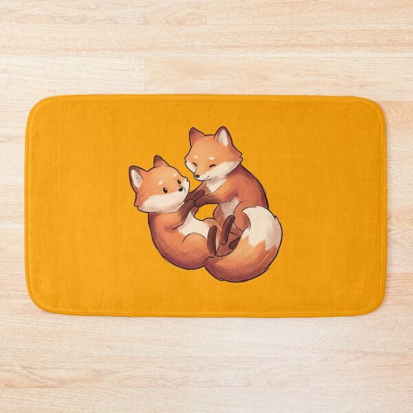 Item preview, happy foxes playing -significant other- designed and sold by shellle in the ocean.
