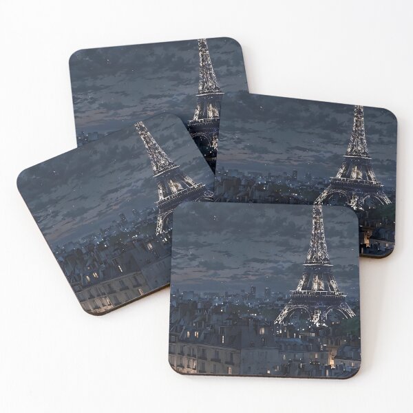 Item preview, Eiffel Tower Shining in Paris Night designed and sold by VisionCrafft.