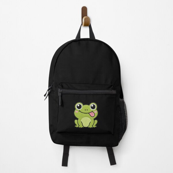Item preview, Goofy Frog Kawaii Cute Funny Cartoon Frog Sticker designed and sold by ColorSplash123.