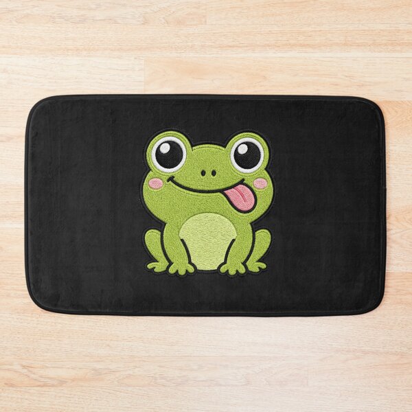 Item preview, Goofy Frog Kawaii Cute Funny Cartoon Frog Sticker designed and sold by ColorSplash123.