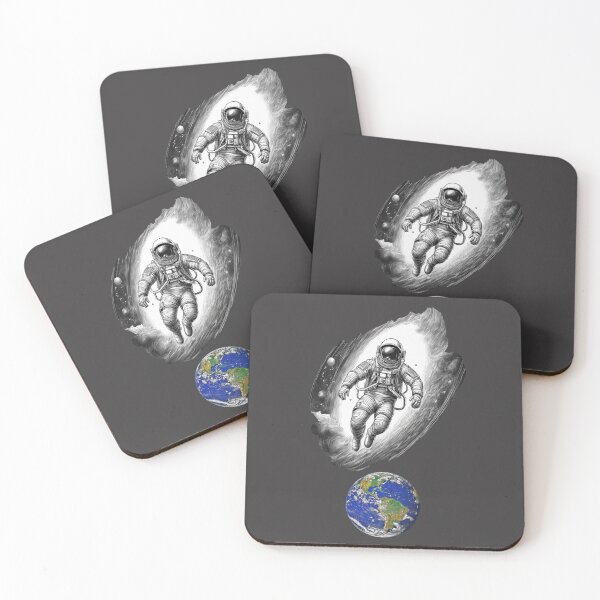 Item preview, Lone Astronaut Floating - Earth View Cosmic Journey Art designed and sold by MOHAMEDNOOR428.