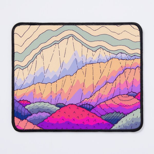 Item preview, Shrub mountains designed and sold by Swadeillustrations.