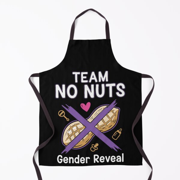 Item preview, Gender Reveal Team No Nuts Baby Shower Team Girl designed and sold by LuminOrb.