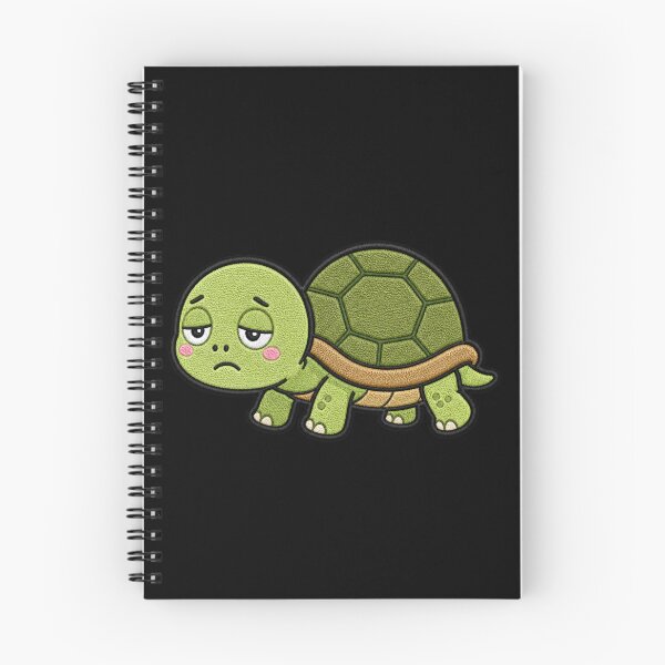 Item preview, Slow Turtle Kawaii Cute Funny Tired Turtle Cartoon Sticker designed and sold by ColorSplash123.