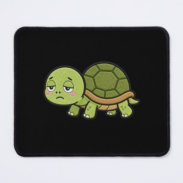 Item preview, Slow Turtle Kawaii Cute Funny Tired Turtle Cartoon Sticker designed and sold by ColorSplash123.