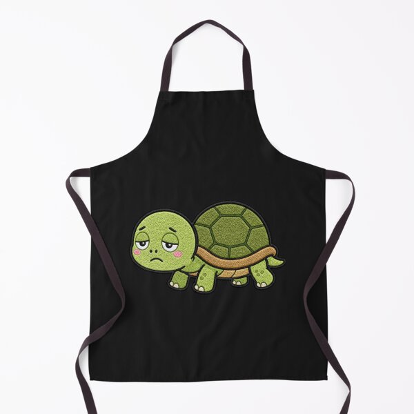 Item preview, Slow Turtle Kawaii Cute Funny Tired Turtle Cartoon Sticker designed and sold by ColorSplash123.