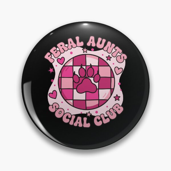 Item preview, Gender Reveal Baby Shower Feral Aunts Social Club designed and sold by LuminOrb.