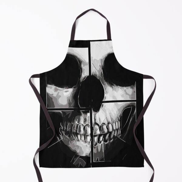 Item preview, Shattered X-Ray Skull Monochrome Panel Art designed and sold by RamyGallery.