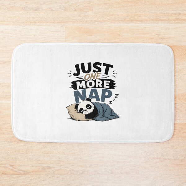 Item preview, Just One More Nap Funny Sleep Quote T-Shirt Lazy Panda Meme Design designed and sold by MrDev.