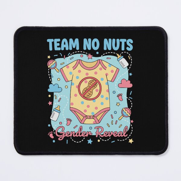 Item preview, Gender Reveal Team No Nuts Baby Shower Mom Dad designed and sold by LuminOrb.