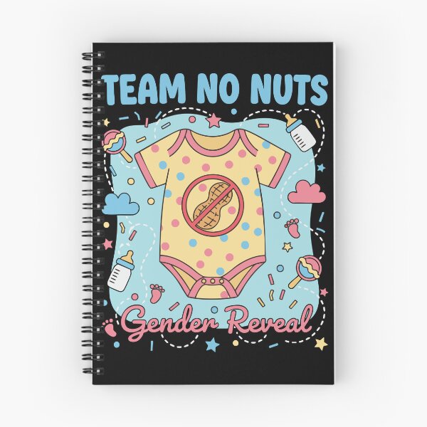 Item preview, Gender Reveal Team No Nuts Baby Shower Mom Dad designed and sold by LuminOrb.