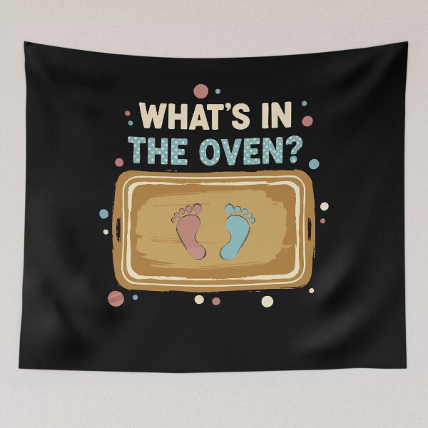 Item preview, Gender Reveal Whats In The Oven Shower Team Pink designed and sold by LuminOrb.
