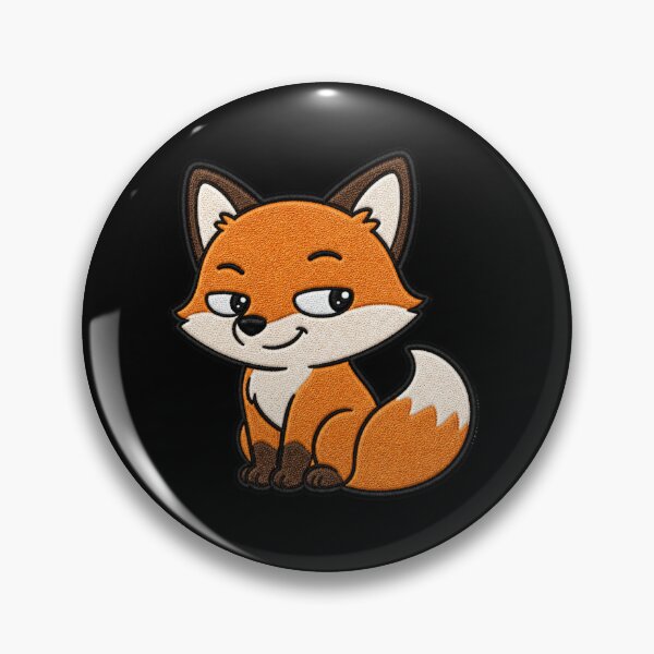 Item preview, Sneaky Fox Kawaii Cute Funny Sly Fox Cartoon Sticker designed and sold by ColorSplash123.