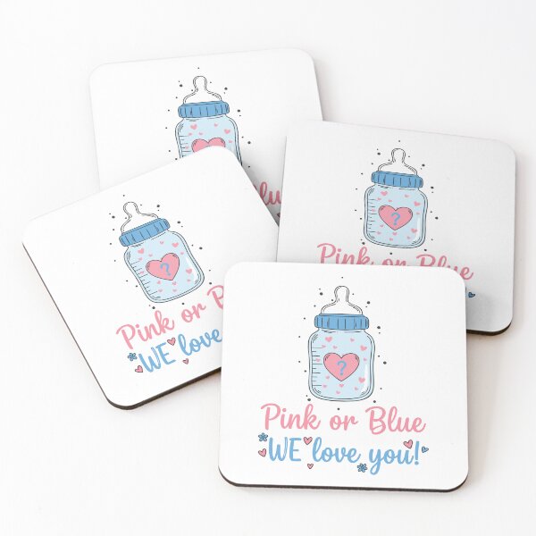 Item preview, Gender Reveal Baby Shower Team Pink Team Blue designed and sold by LuminOrb.