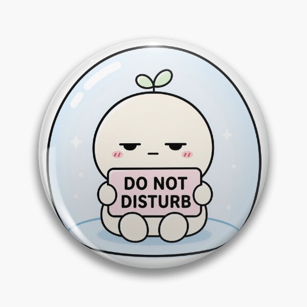 Item preview, Do Not Disturb Introvert Mood Anti Social Funny Cute designed and sold by creativiteemom.