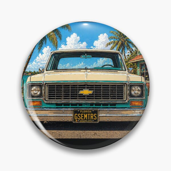Item preview, Beach Life Squarebody Chevy designed and sold by Goose Motors.
